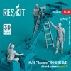 RESKIT RSF48-0060 MJ-4 Jammer (MHU-83 B/E) driver & airmen (scene 1) (3 pcs) (3D Printed) 1/48